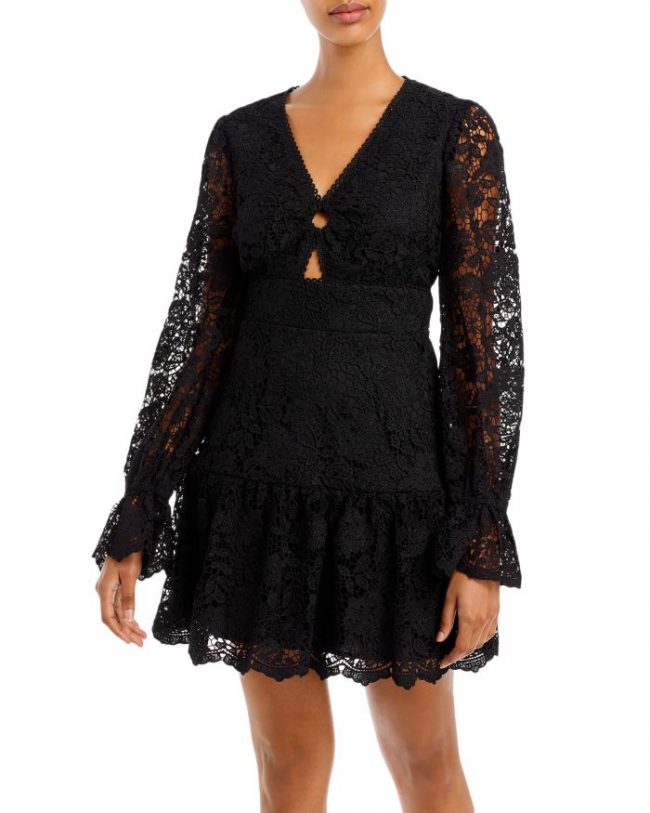 Aqua Lace O Ring Dress - 100% Exclusive