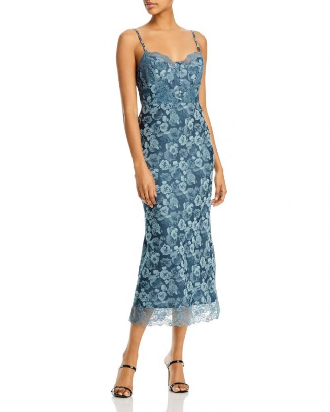 Rahi Floral Print Midi Dress