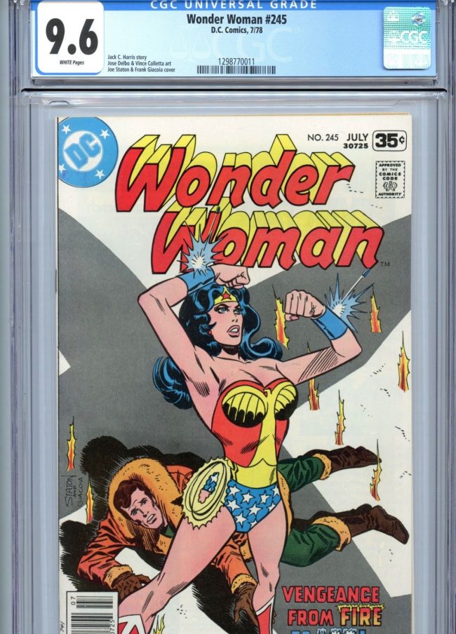 Wonder Woman Comic Book 245 CGC Graded Wonder Woman