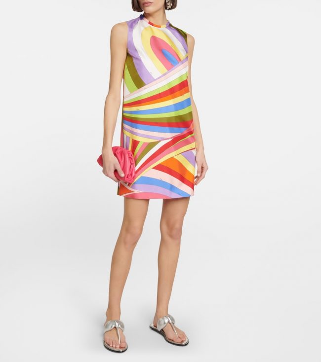 Pucci Printed silk minidress