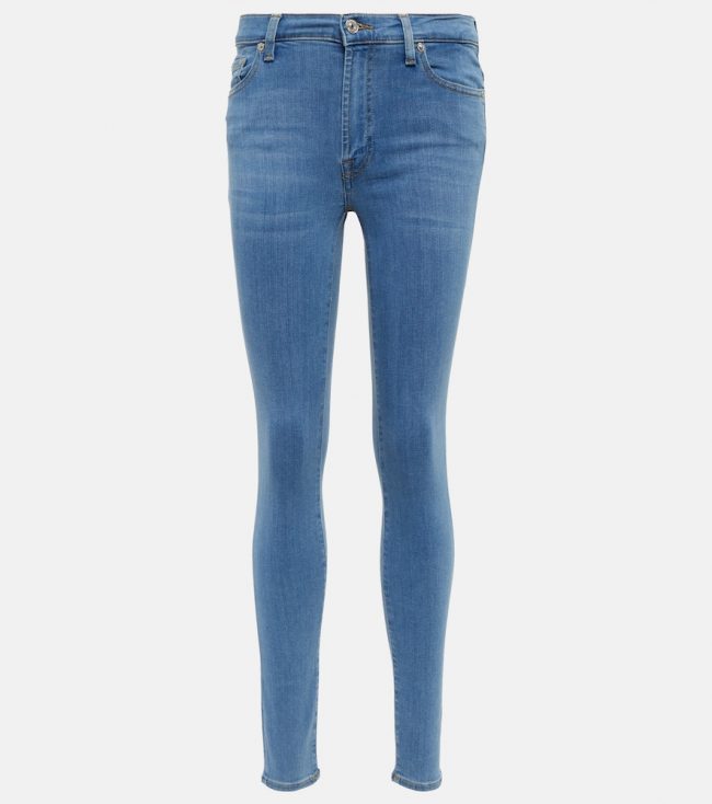 7 For All Mankind Aubrey high-rise skinny jeans