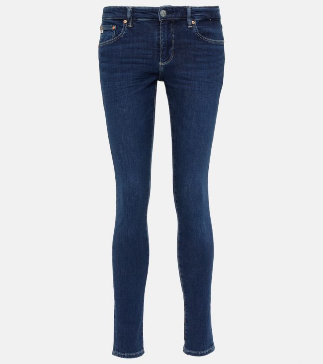 AG Jeans Mid-rise skinny jeans