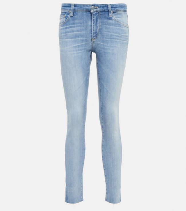 AG Jeans Split cuff skinny jeans