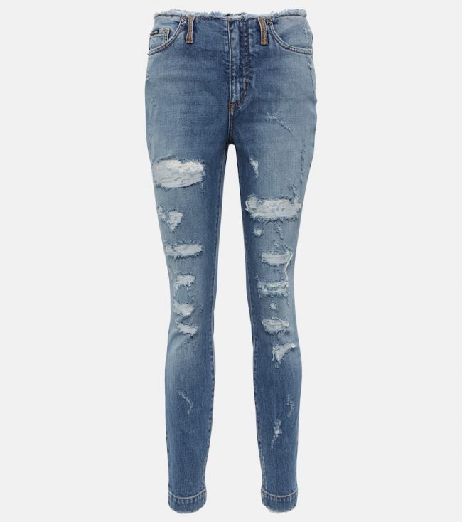 Dolce&Gabbana Distressed skinny jeans