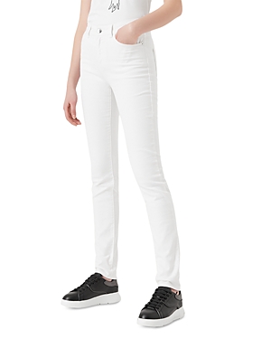 Emporio Armani Skinny Jeans in Solid White