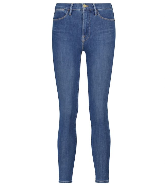 Frame 24 Hour high-rise skinny jeans