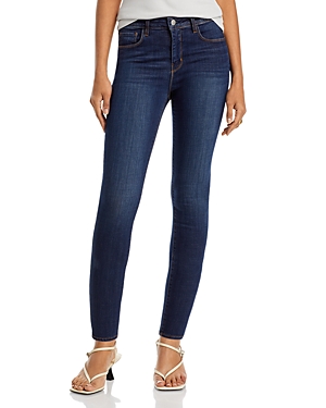 L'Agence Margot High-Rise Skinny Jeans in Prime Blue
