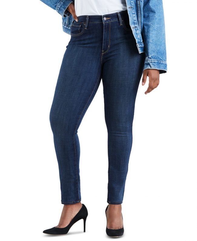 Levi's Women's 721 High-Rise Skinny Jeans in Long Length - Blue Story