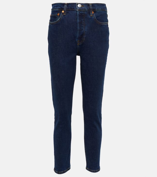 Re/Done '90s high-rise cropped skinny jeans