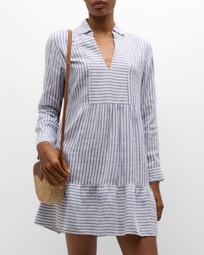 St. Lucia Striped Mini Dress