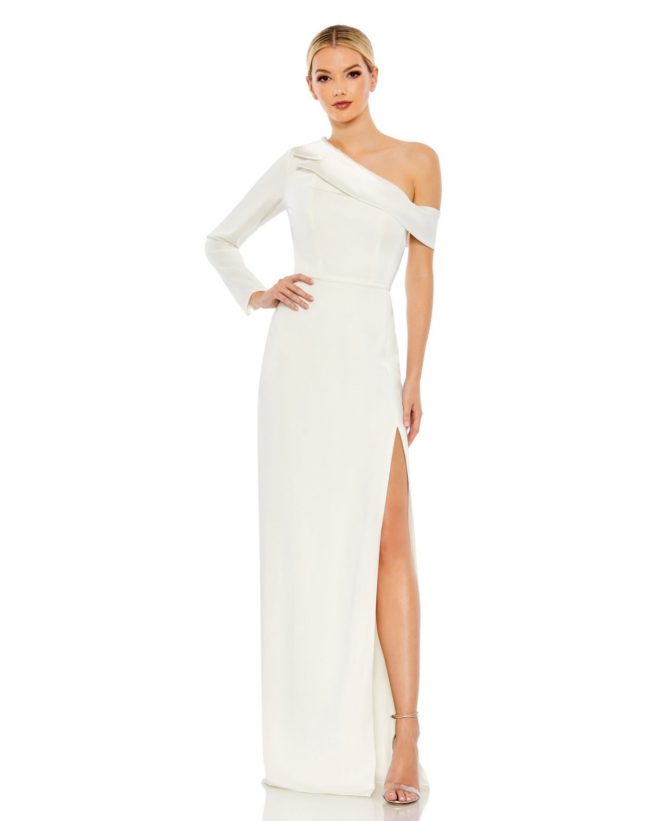 Women's Ieena Long Sleeve Gown - White