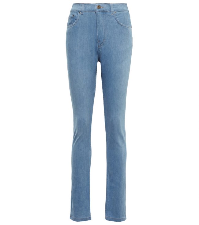 Y/Project Paneled high-rise skinny jeans
