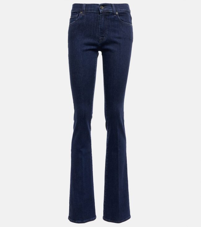 7 For All Mankind Soho low-rise bootcut jeans
