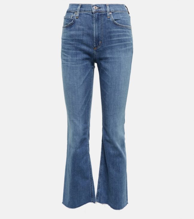 Citizens of Humanity Isola mid-rise cropped bootcut jeans