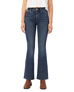 DL1961 Bridget High Rise Ankle Bootcut Jeans in Seacliff