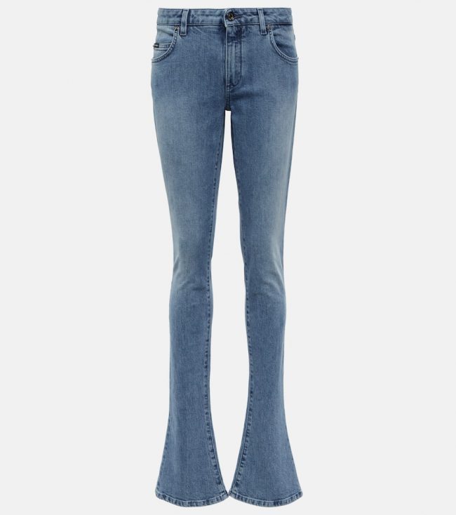 Dolce&Gabbana Low-rise bootcut jeans