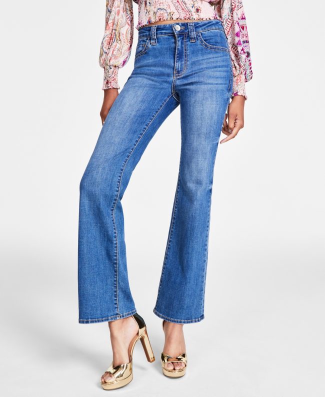 Guess Women's Sexy Bootcut Mid-Rise Denim Jeans - Boca Blue