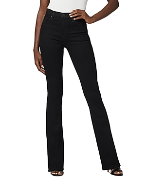 Hudson High Rise Bootcut Jeans in Black