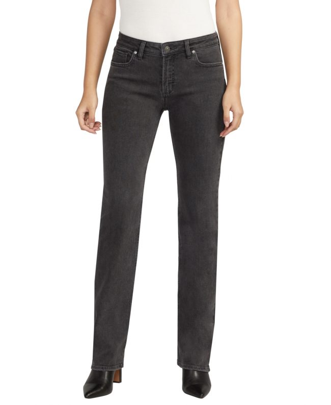 Silver Jeans Co. Women's Be Low Low Rise Bootcut Jeans - Black