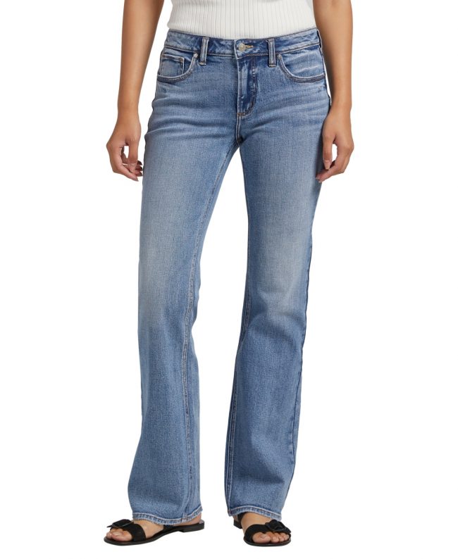 Silver Jeans Co. Women's Be Low Low Rise Bootcut Jeans - Indigo
