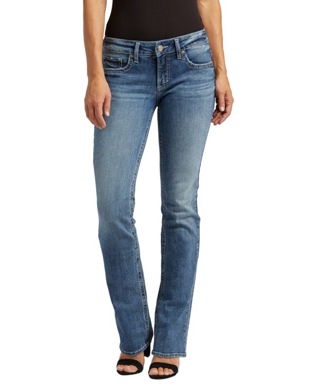 Silver Jeans Co. Women's Britt Low Rise Slim Bootcut Jeans - Indigo