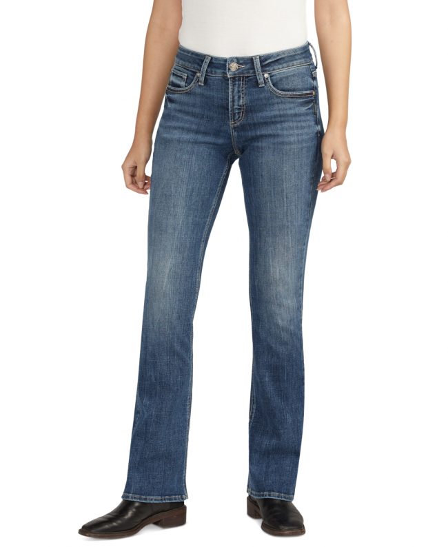 Silver Jeans Co. Women's Elyse Mid-Rise Bootcut Jeans - Indigo