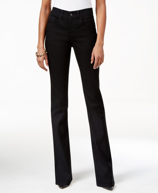 Style & Co Women's Bootcut Jeans in Regular, Short and Long Lengths, Created for Macy's - Noir
