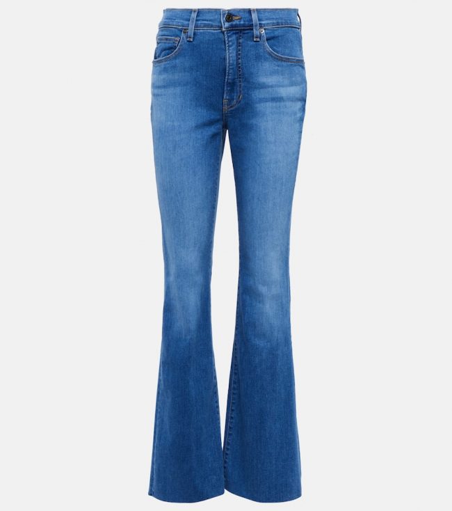 Veronica Beard Leena high-rise bootcut jeans