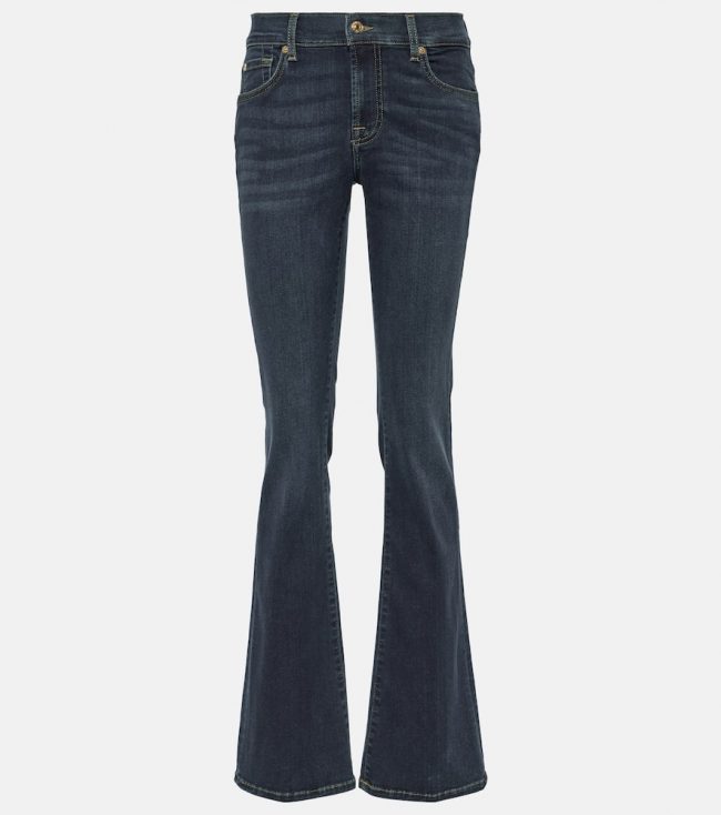 7 For All Mankind Midrise bootcut jeans