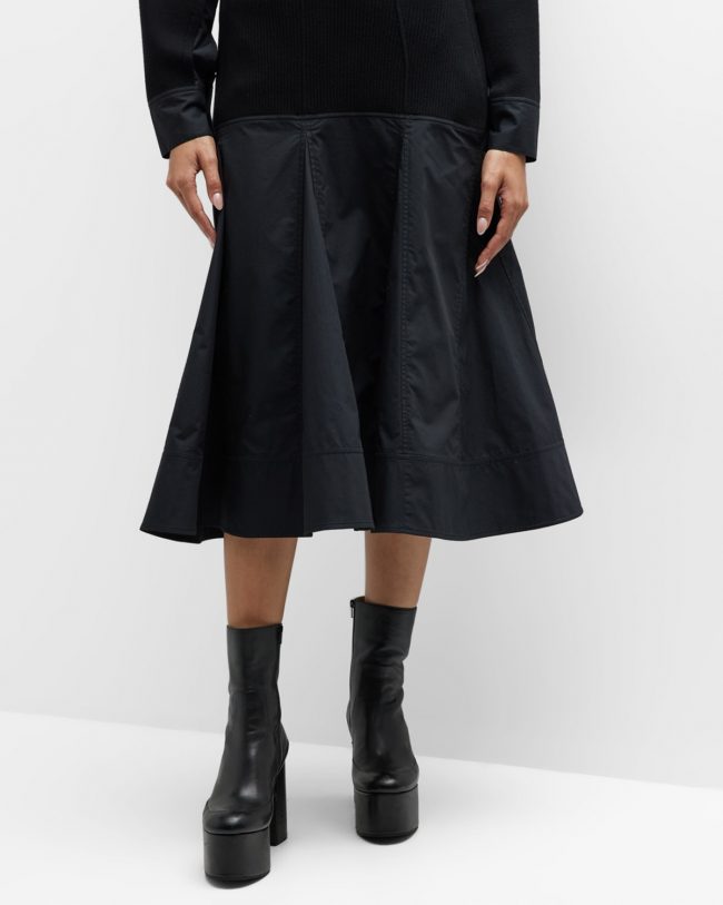 Combo A-Line Midi Skirt