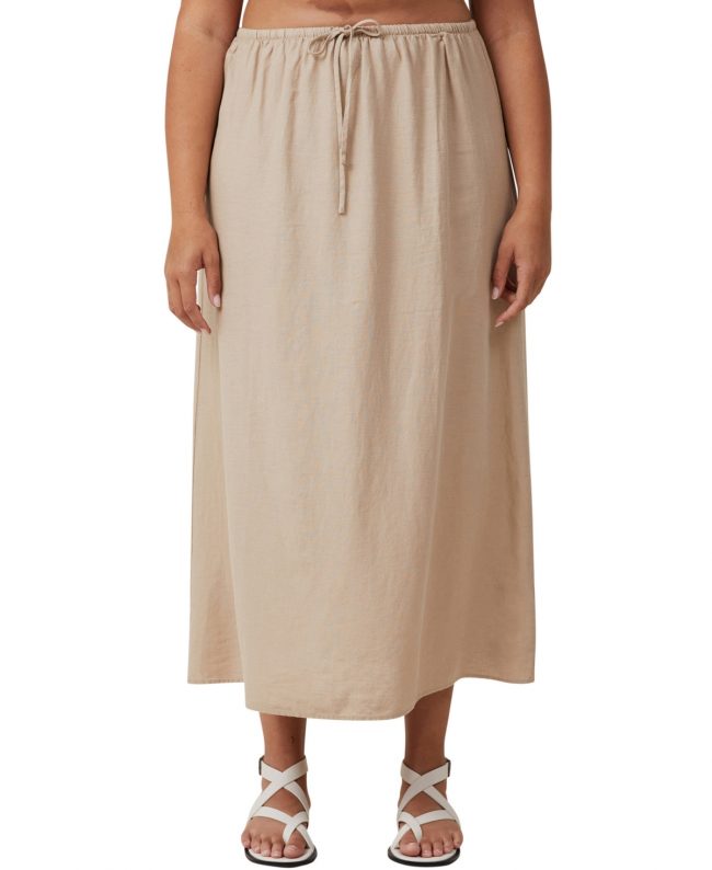 Cotton On Women's Haven Maxi Slip Skirt - Mid Taupe