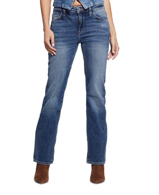 Guess Women's Mid-Rise Sexy Bootcut Jeans - ARCTIC WATERS