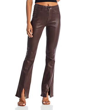 L'Agence Beatrix High Rise Bootcut Jeans in Cocoa Coat