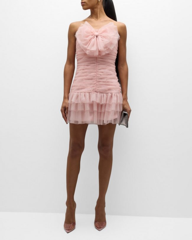 Lolisa Strapless Tulle Mini Dress
