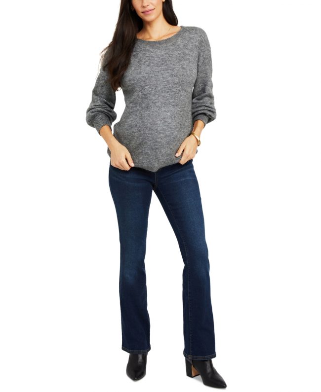 Motherhood Maternity Hidden Shadows Secret Fit Belly Bootcut Maternity Jeans - Hidden Shadows