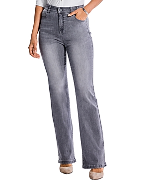 Nic+Zoe High Rise Bootcut Jeans in Nickel