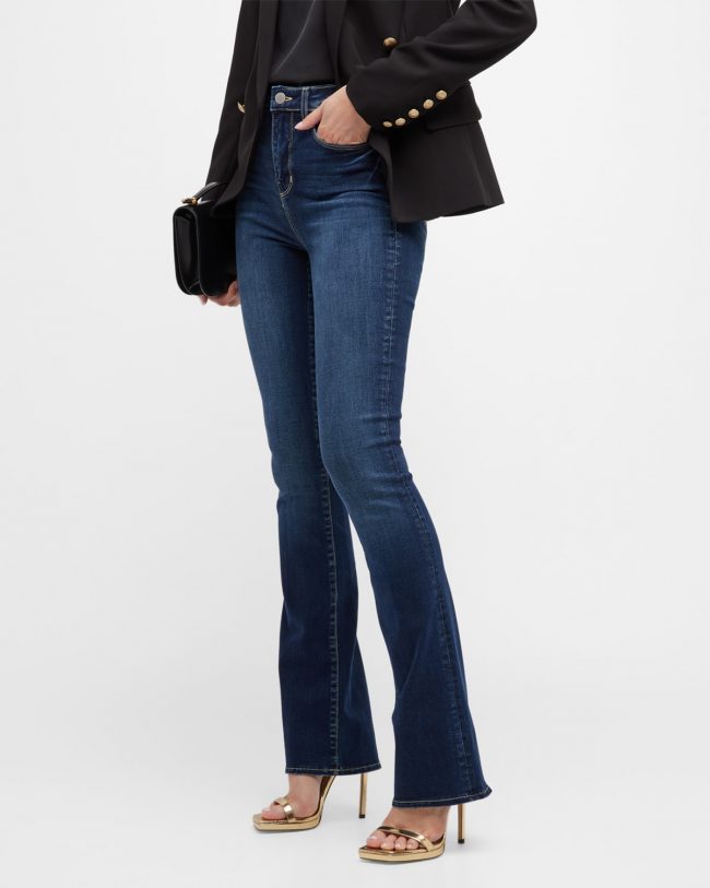 Selma High Rise Baby Bootcut Jeans