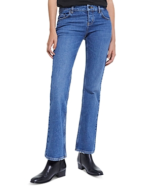 The Kooples Low Rise Bootcut Jeans in Blue